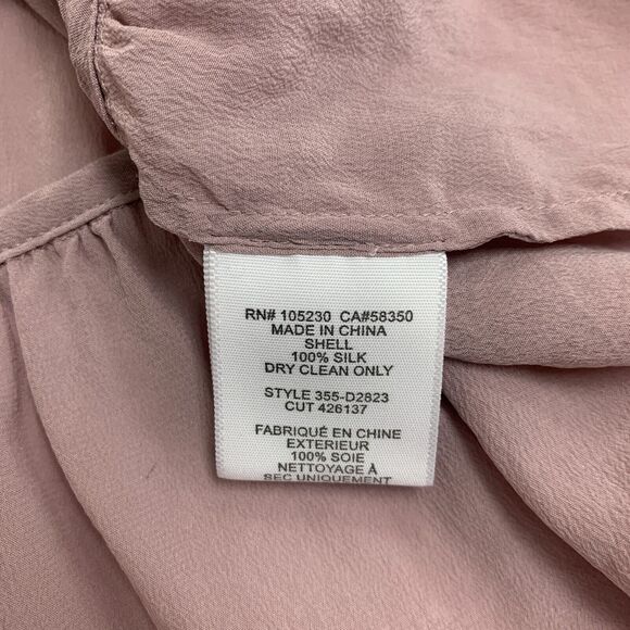 Joie Stellara Thistle Silk Mini Dress Womens 2XS XXS Drop Waist Flutter Sleeve - Picture 8 of 11